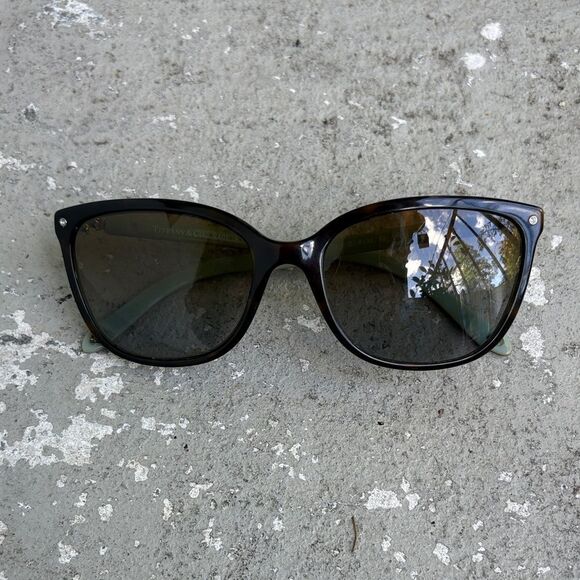 Tiffany and Company brown/blue sunglasses main image 2